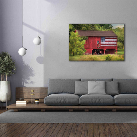 Image of 'Patriotic Farmer' by Lori Deiter, Canvas Wall Art,60 x 40