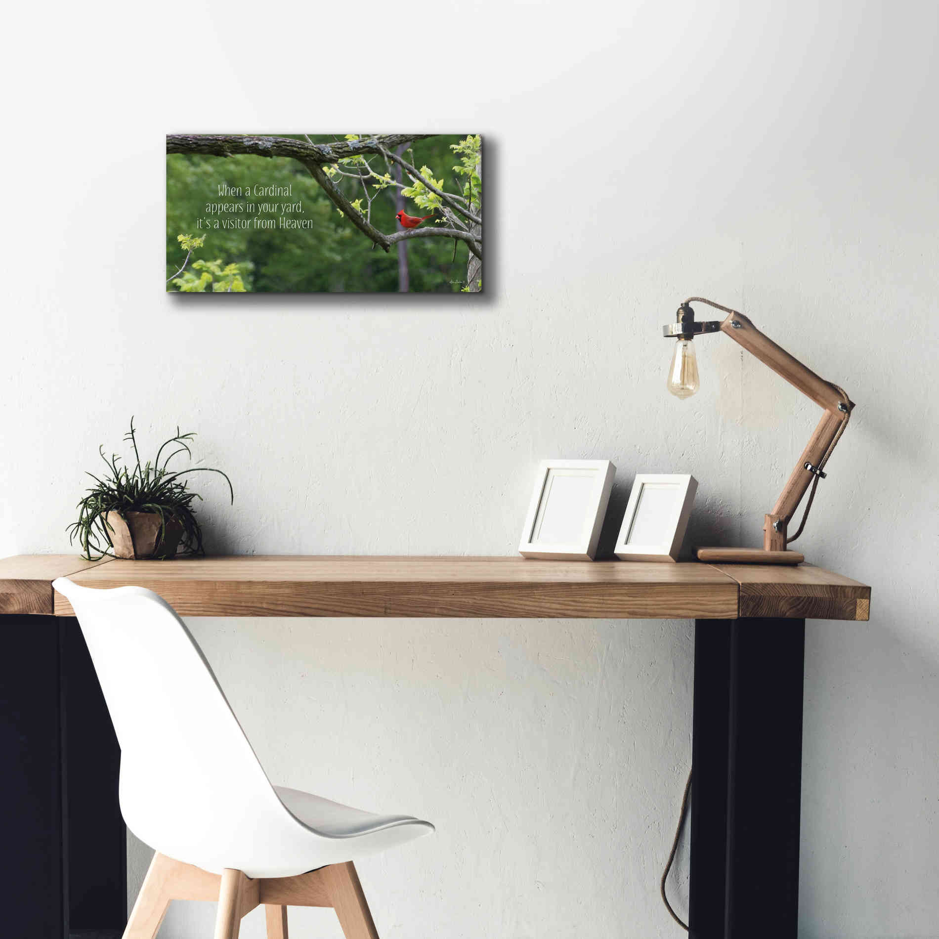 'Visitor from Heaven' by Lori Deiter, Canvas Wall Art,24 x 12
