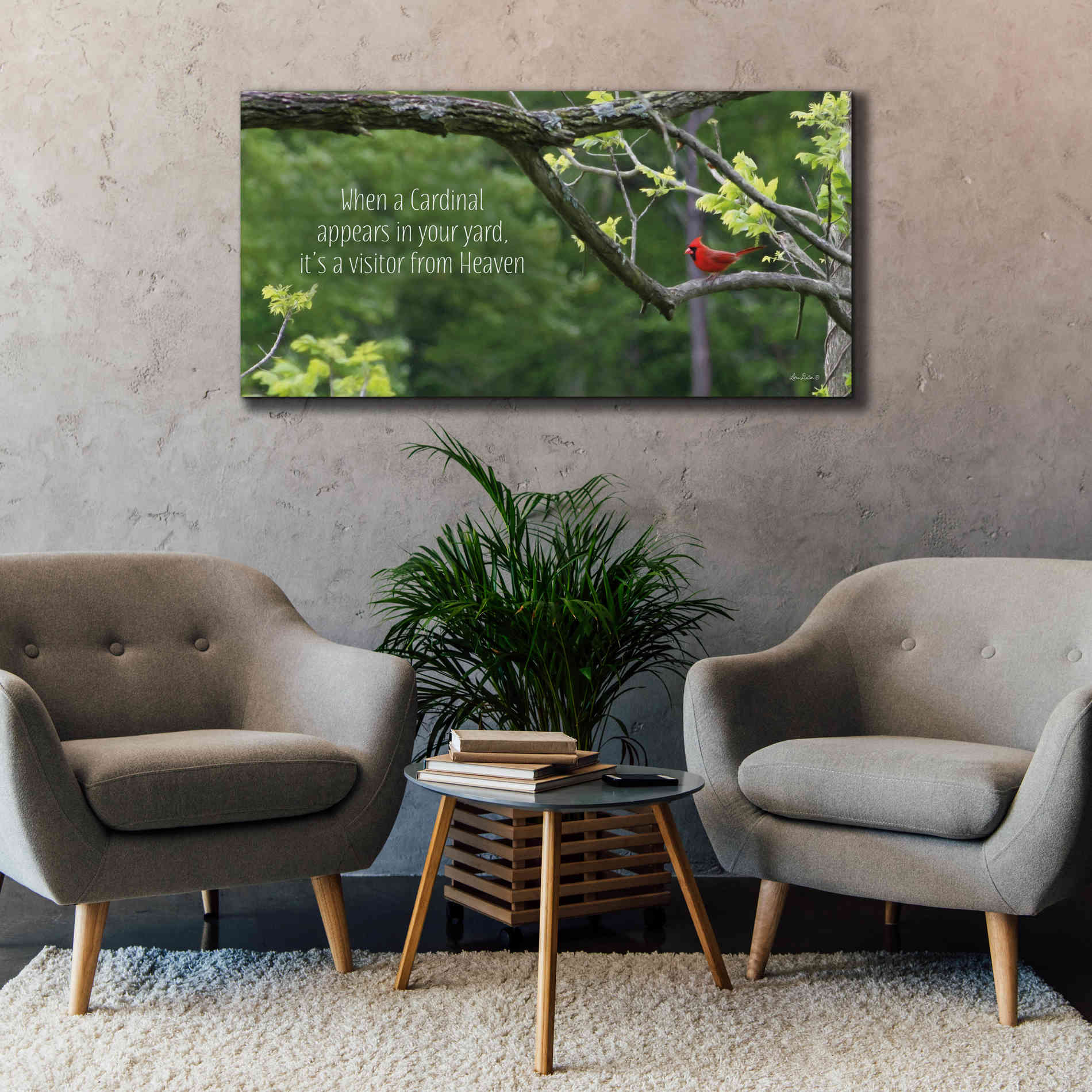 'Visitor from Heaven' by Lori Deiter, Canvas Wall Art,60 x 30