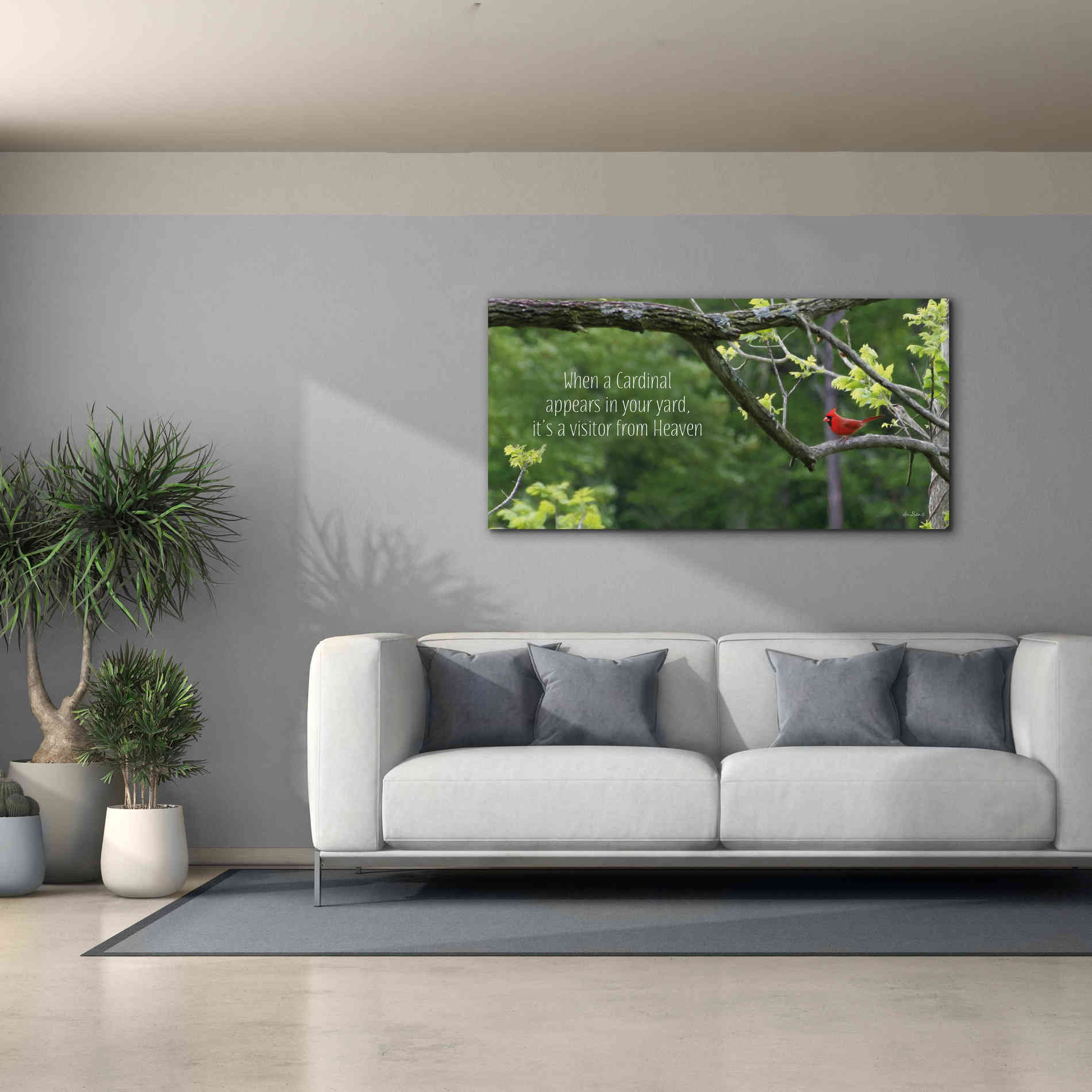 'Visitor from Heaven' by Lori Deiter, Canvas Wall Art,60 x 30