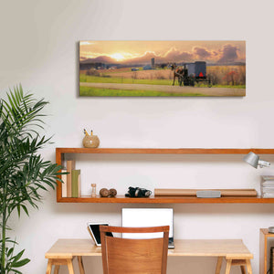 'Evening Cruise' by Lori Deiter, Canvas Wall Art,36 x 12