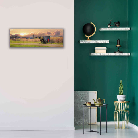 Image of 'Evening Cruise' by Lori Deiter, Canvas Wall Art,36 x 12