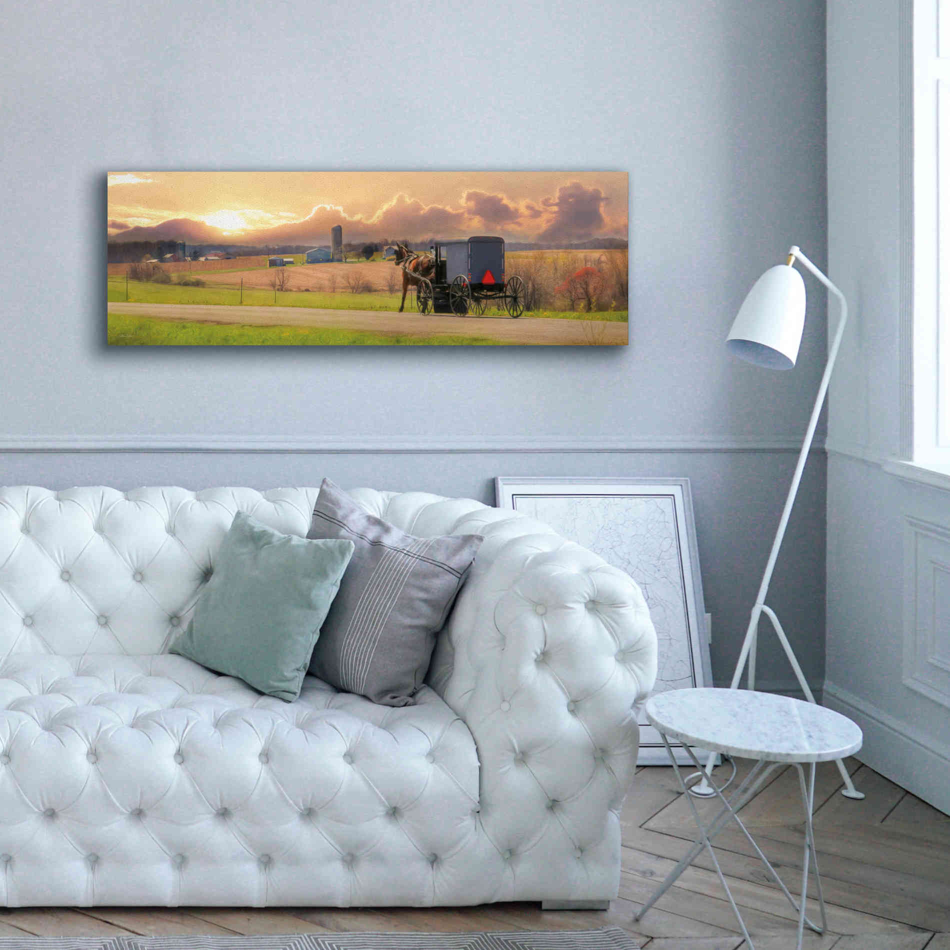 'Evening Cruise' by Lori Deiter, Canvas Wall Art,60 x 20