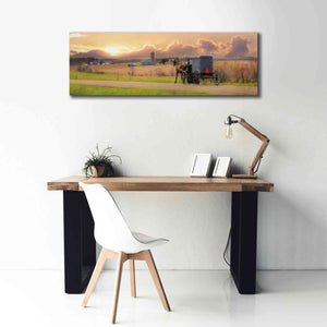 'Evening Cruise' by Lori Deiter, Canvas Wall Art,60 x 20