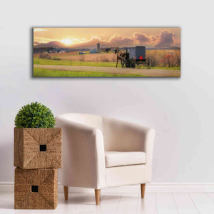 'Evening Cruise' by Lori Deiter, Canvas Wall Art,60 x 20