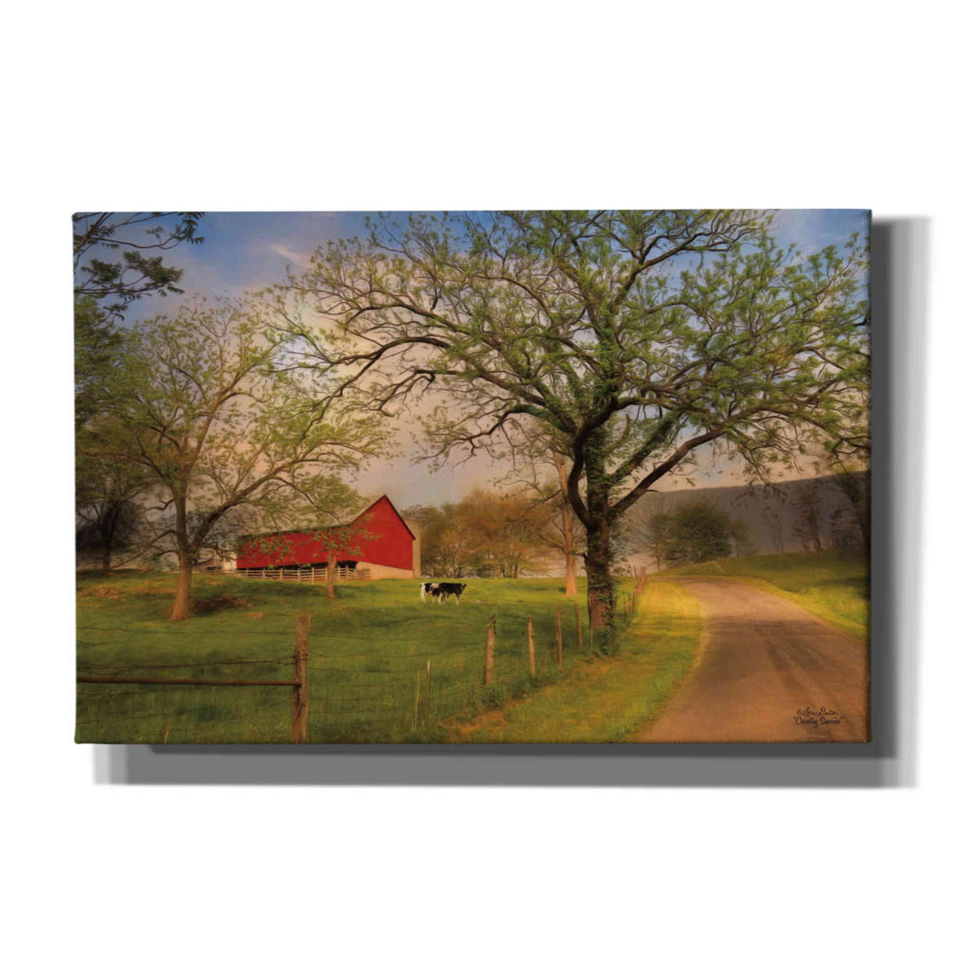 'Country Sunrise' by Lori Deiter, Canvas Wall Art