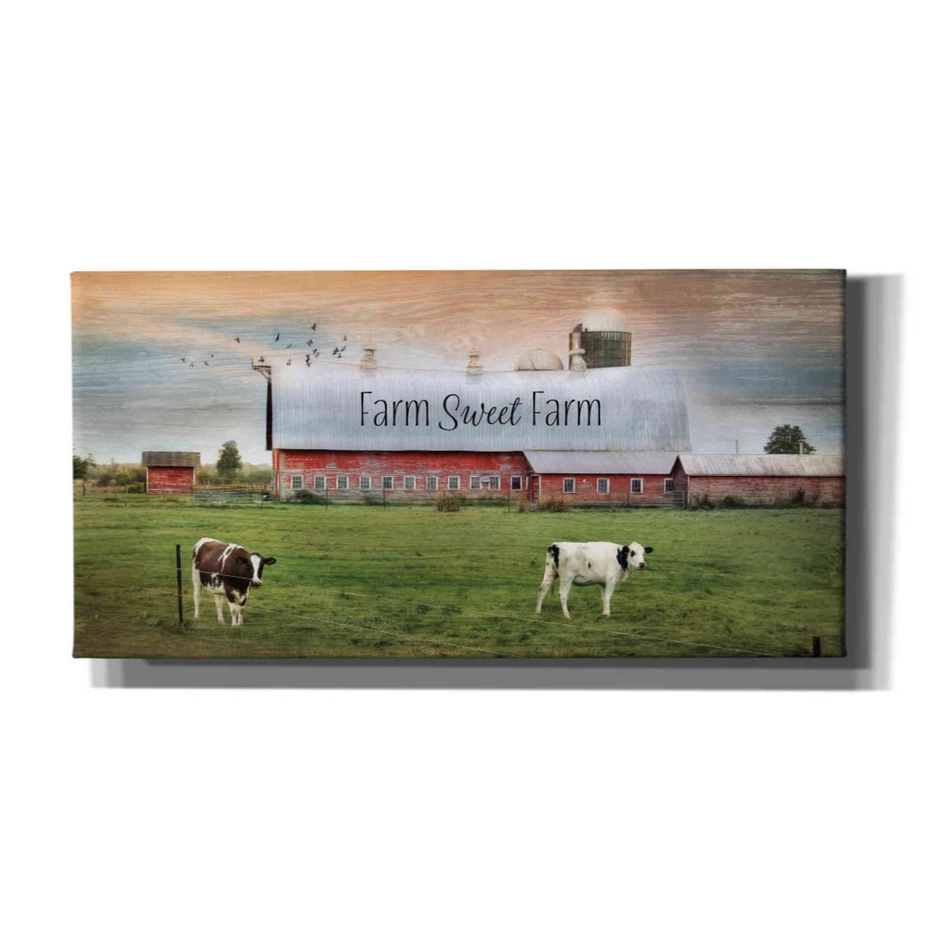 'Farm Sweet Farm' by Lori Deiter, Canvas Wall Art