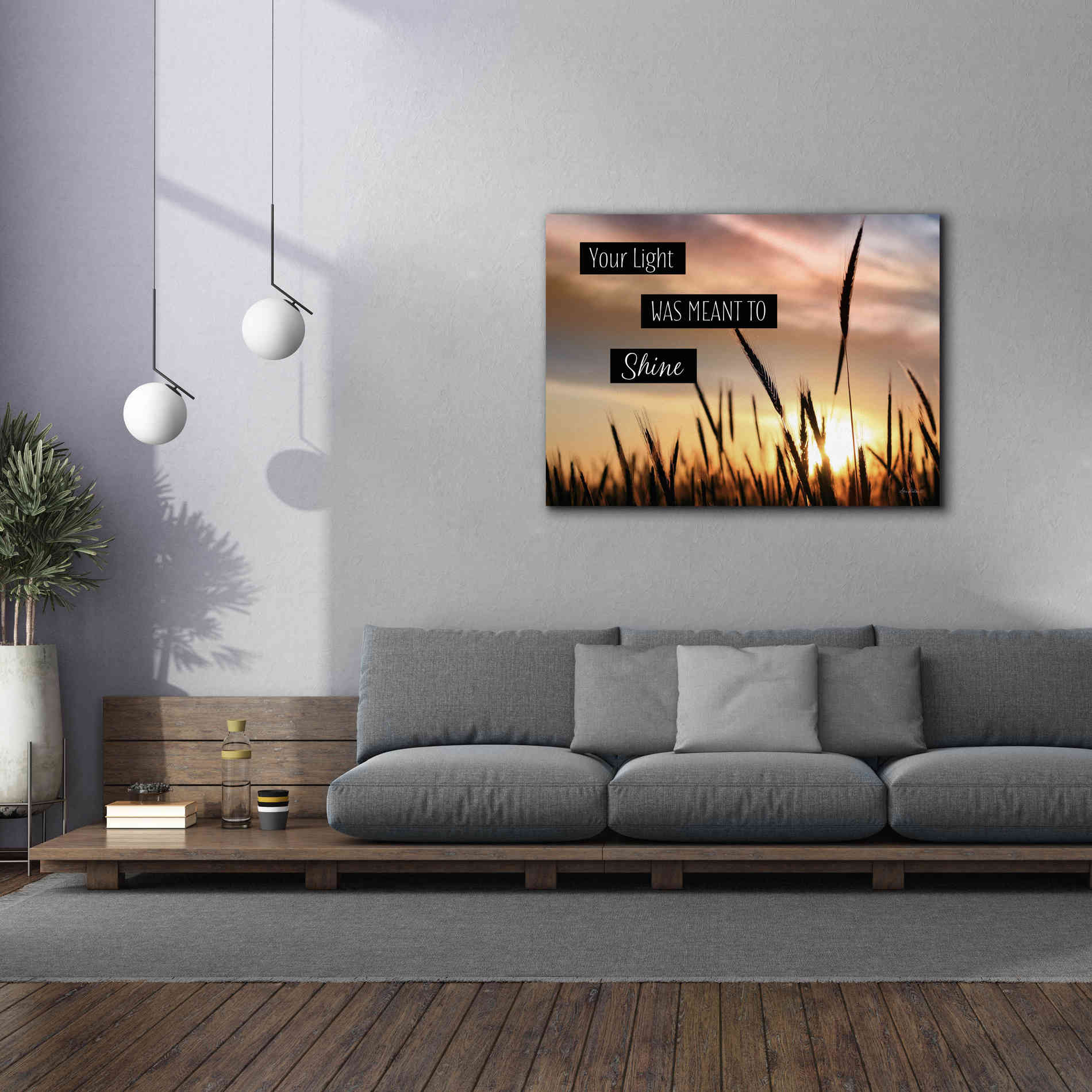'Your Light' by Lori Deiter, Canvas Wall Art,54 x 40