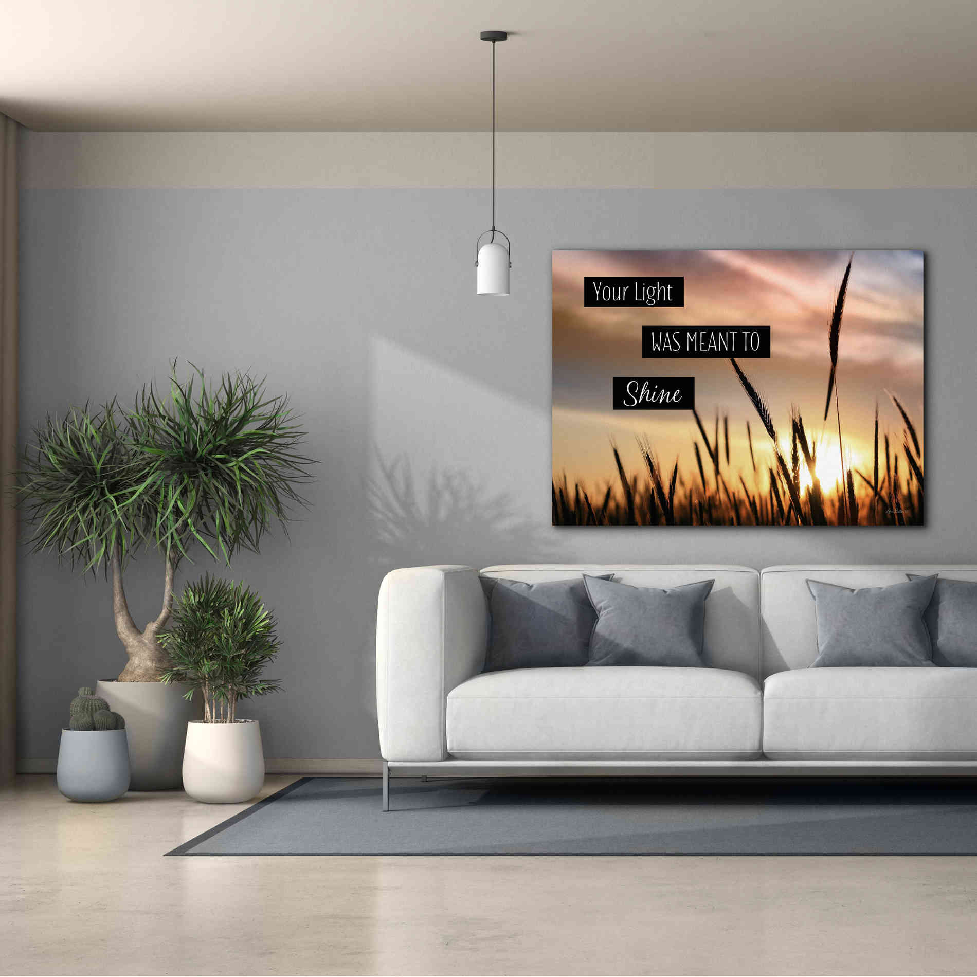 'Your Light' by Lori Deiter, Canvas Wall Art,54 x 40