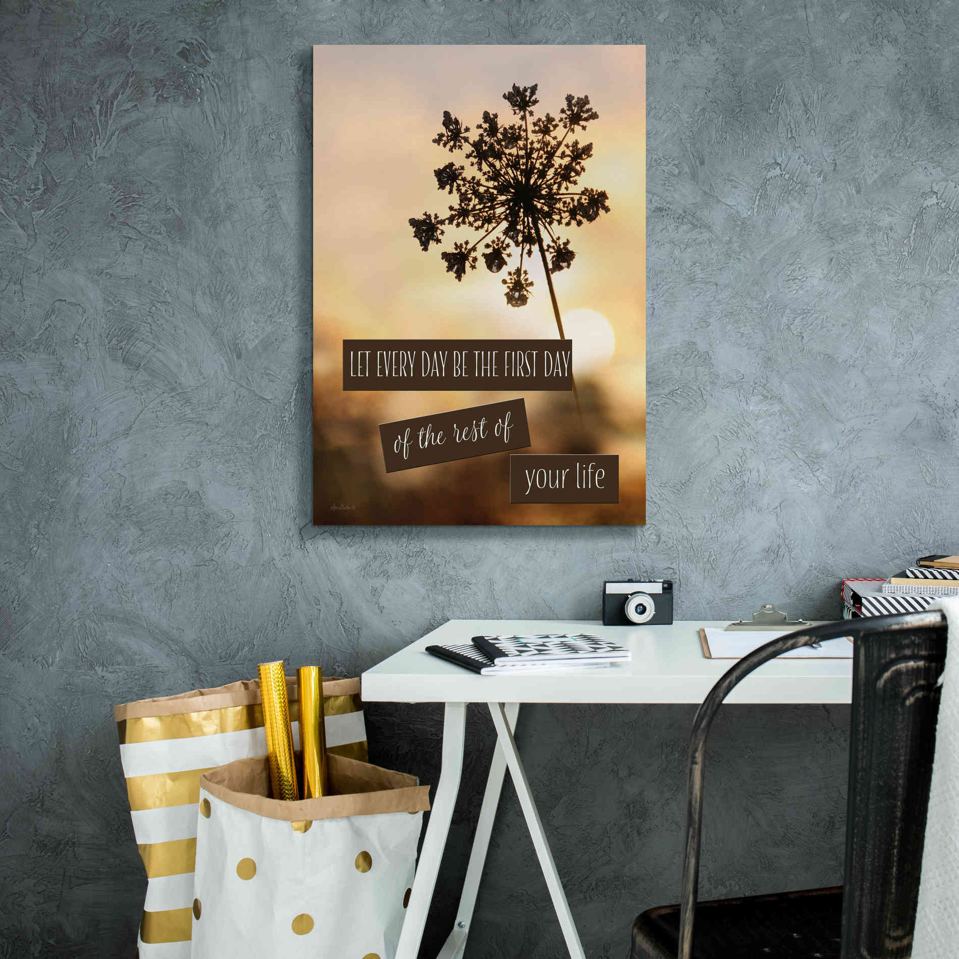'The First Day' by Lori Deiter, Canvas Wall Art,18 x 26