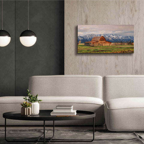 Image of 'Mormon Row II' by Lori Deiter, Canvas Wall Art,40 x 20