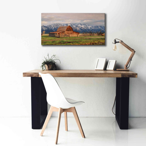 Image of 'Mormon Row II' by Lori Deiter, Canvas Wall Art,40 x 20
