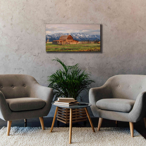 Image of 'Mormon Row II' by Lori Deiter, Canvas Wall Art,40 x 20