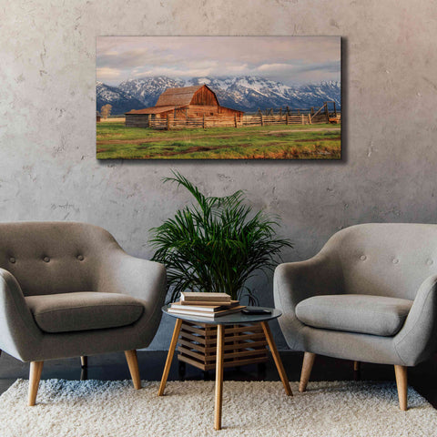 Image of 'Mormon Row II' by Lori Deiter, Canvas Wall Art,60 x 30