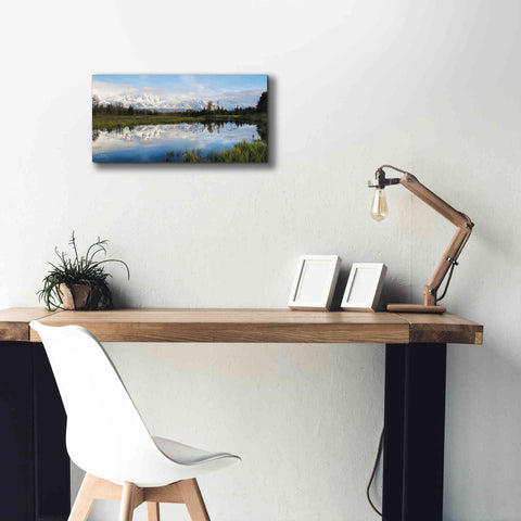 Image of 'Grand Teton Sunrise' by Lori Deiter, Canvas Wall Art,24 x 12