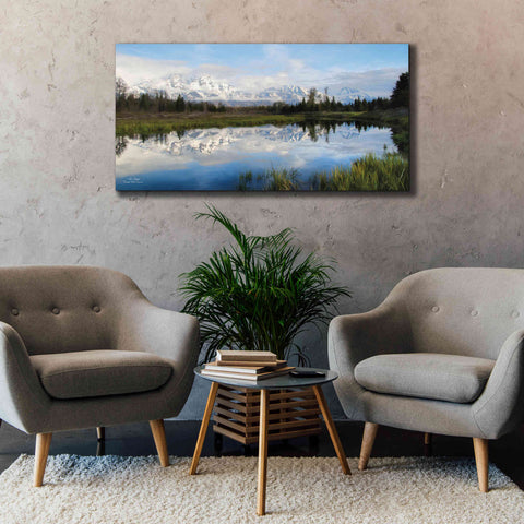 Image of 'Grand Teton Sunrise' by Lori Deiter, Canvas Wall Art,60 x 30