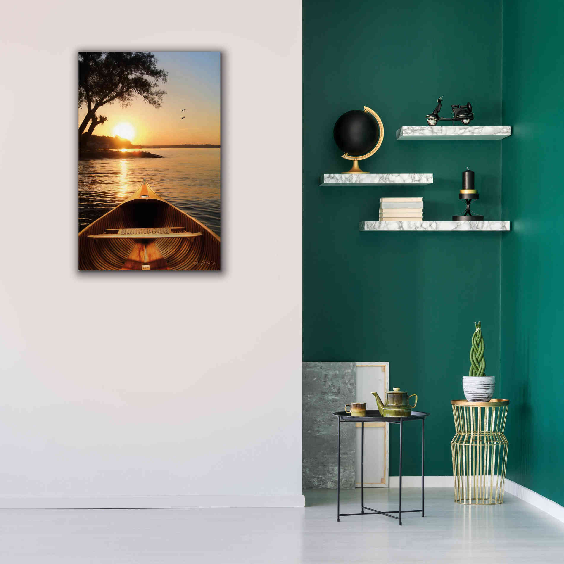 'Sunset on the Lake I' by Lori Deiter, Canvas Wall Art,26 x 40