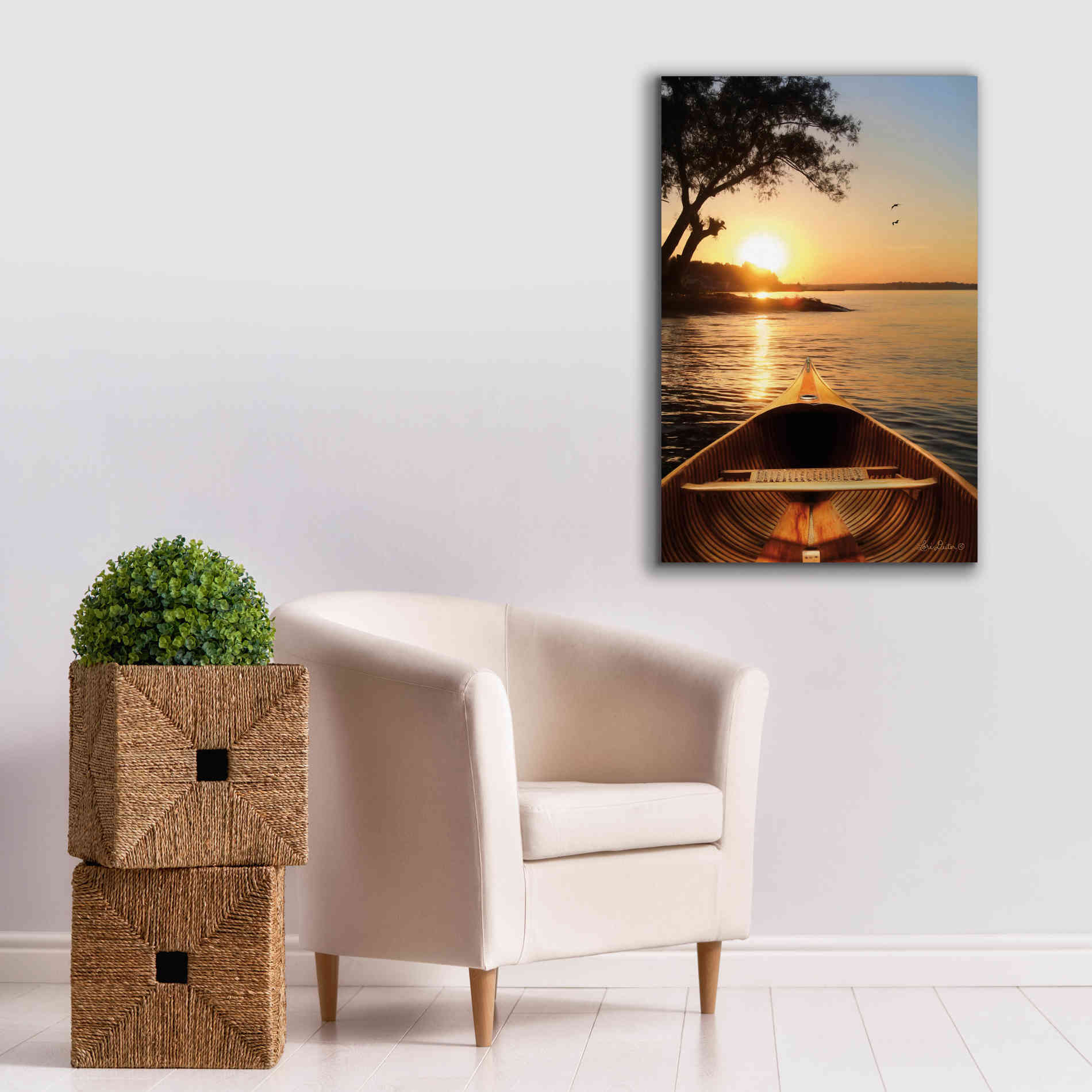 'Sunset on the Lake I' by Lori Deiter, Canvas Wall Art,26 x 40