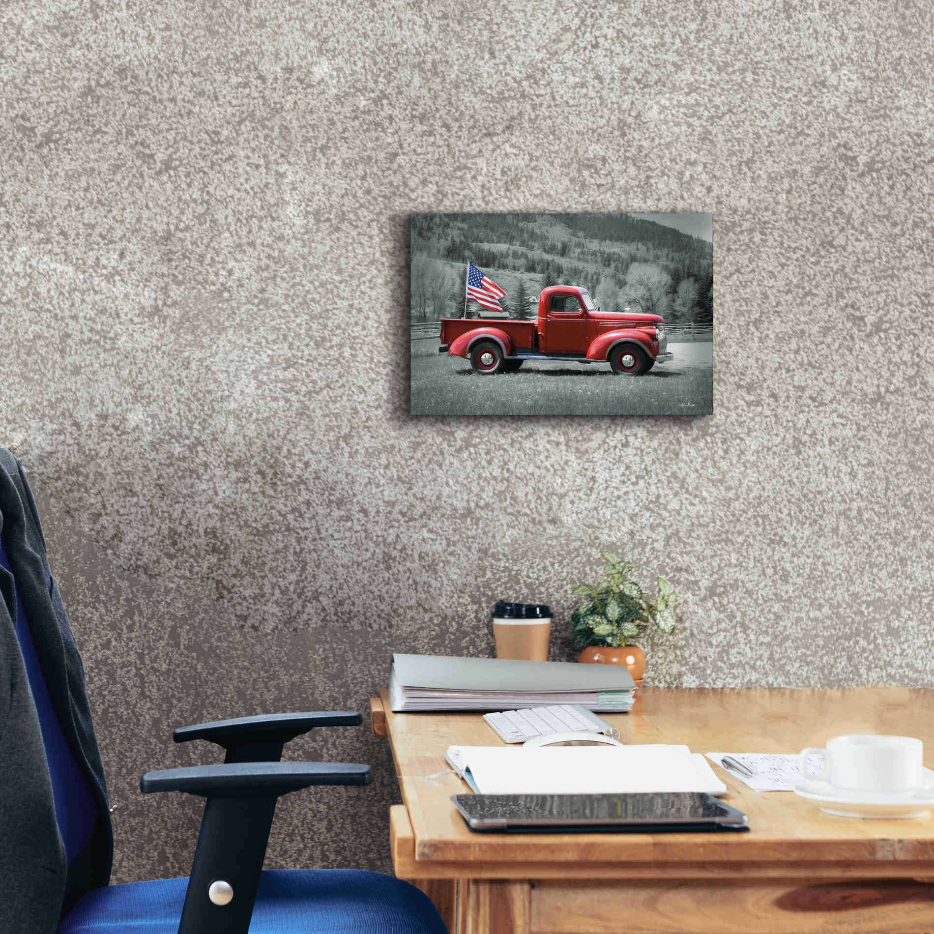 'American Made I' by Lori Deiter, Canvas Wall Art,18 x 12