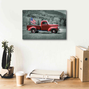 'American Made I' by Lori Deiter, Canvas Wall Art,18 x 12
