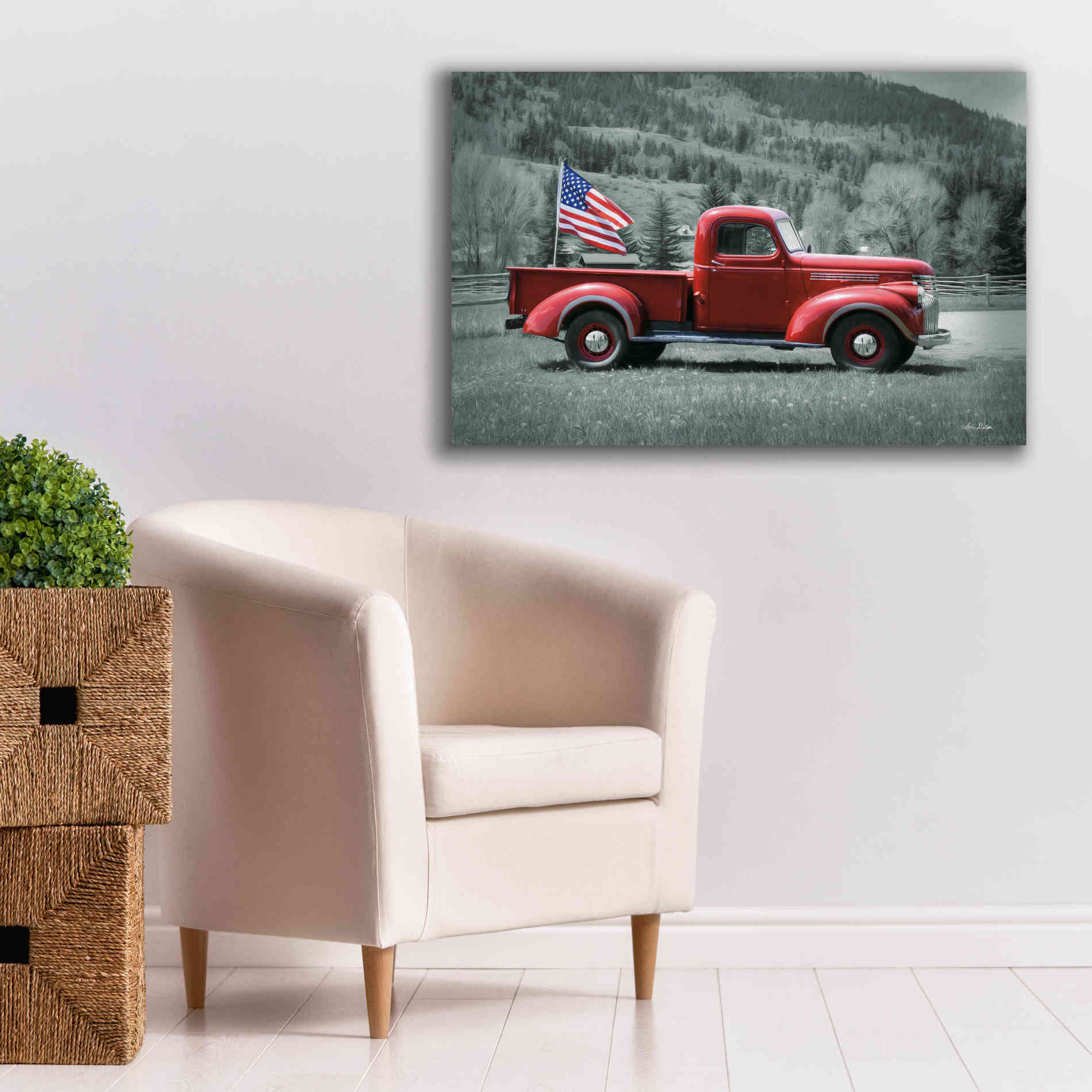 'American Made I' by Lori Deiter, Canvas Wall Art,40 x 26