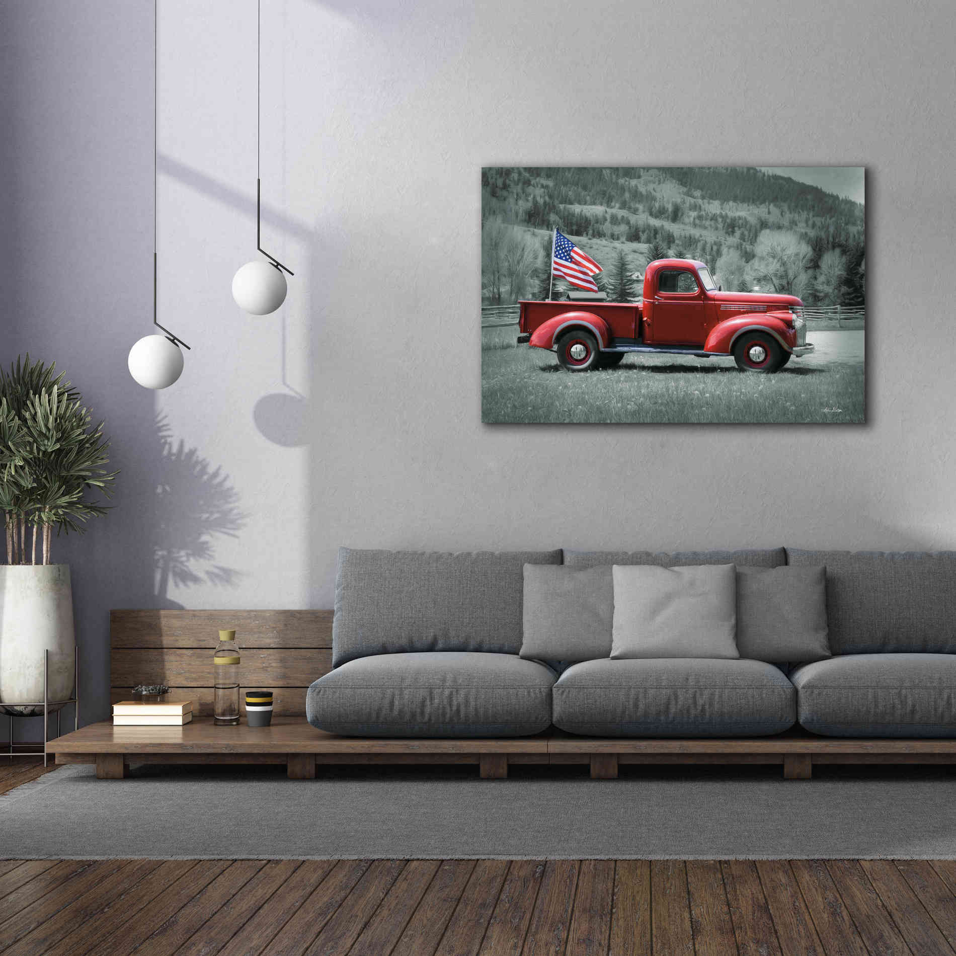 'American Made I' by Lori Deiter, Canvas Wall Art,60 x 40