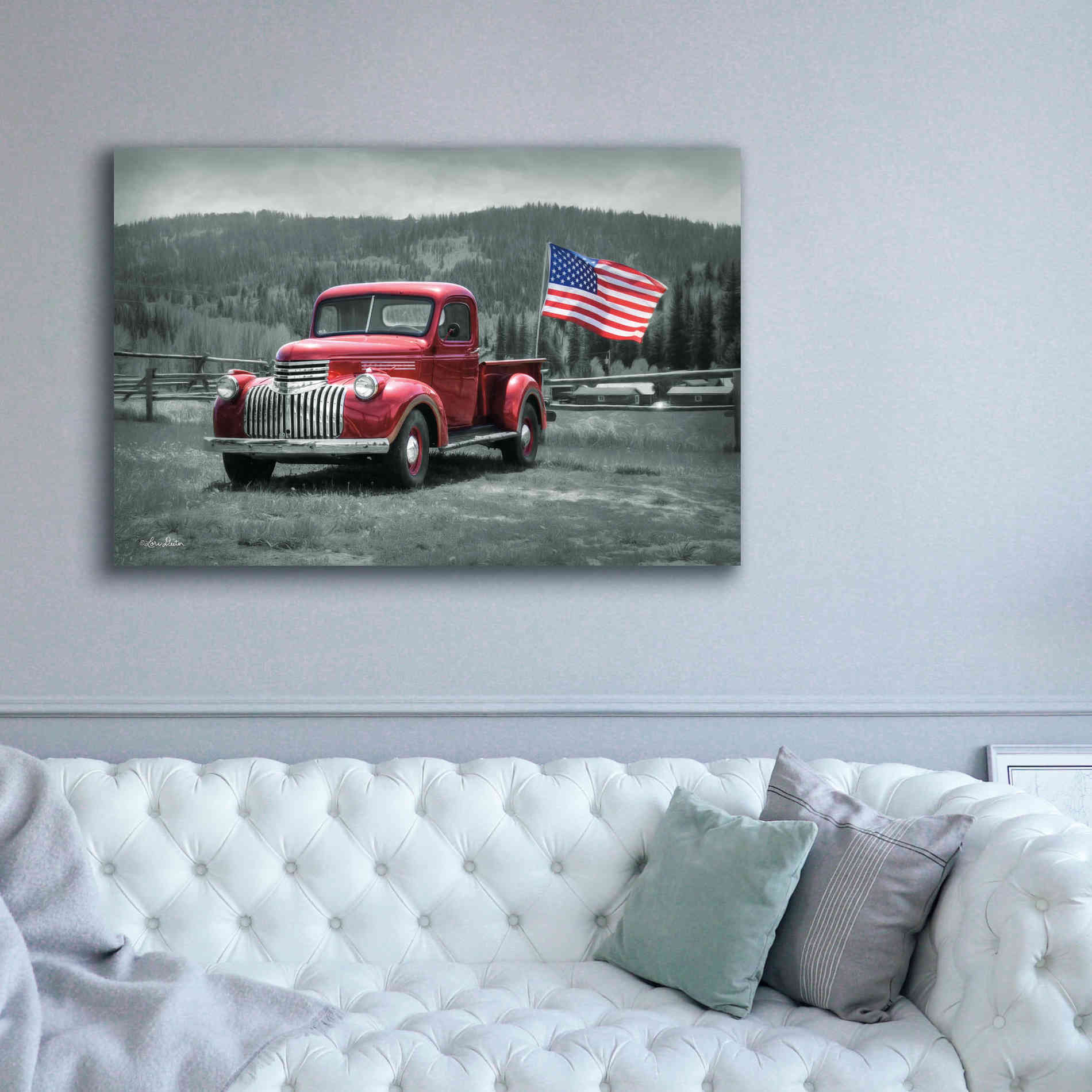 'American Made II' by Lori Deiter Canvas Wall Art,60 x 40
