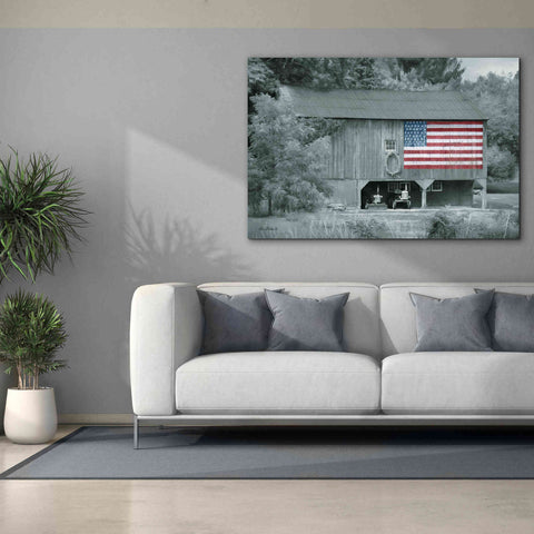 Image of 'Patriotic Farm I' by Lori Deiter Canvas Wall Art,60 x 40