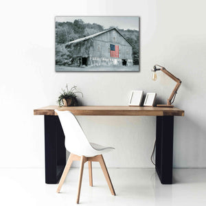 'Patriotic Farm II' by Lori Deiter Canvas Wall Art,40 x 26