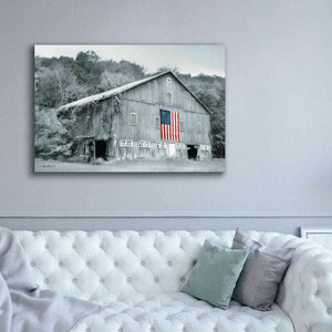 'Patriotic Farm II' by Lori Deiter Canvas Wall Art,60 x 40