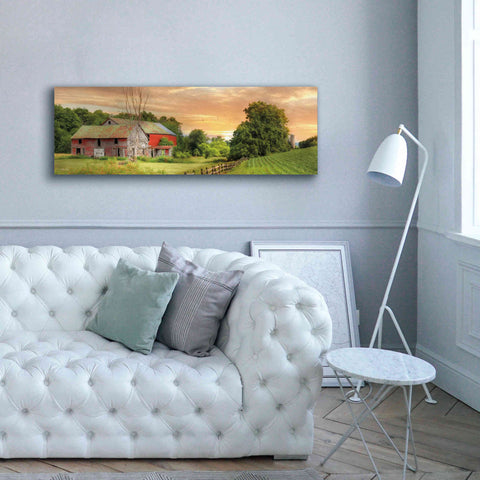 Image of 'Greener Pastures' by Lori Deiter Canvas Wall Art,60 x 20