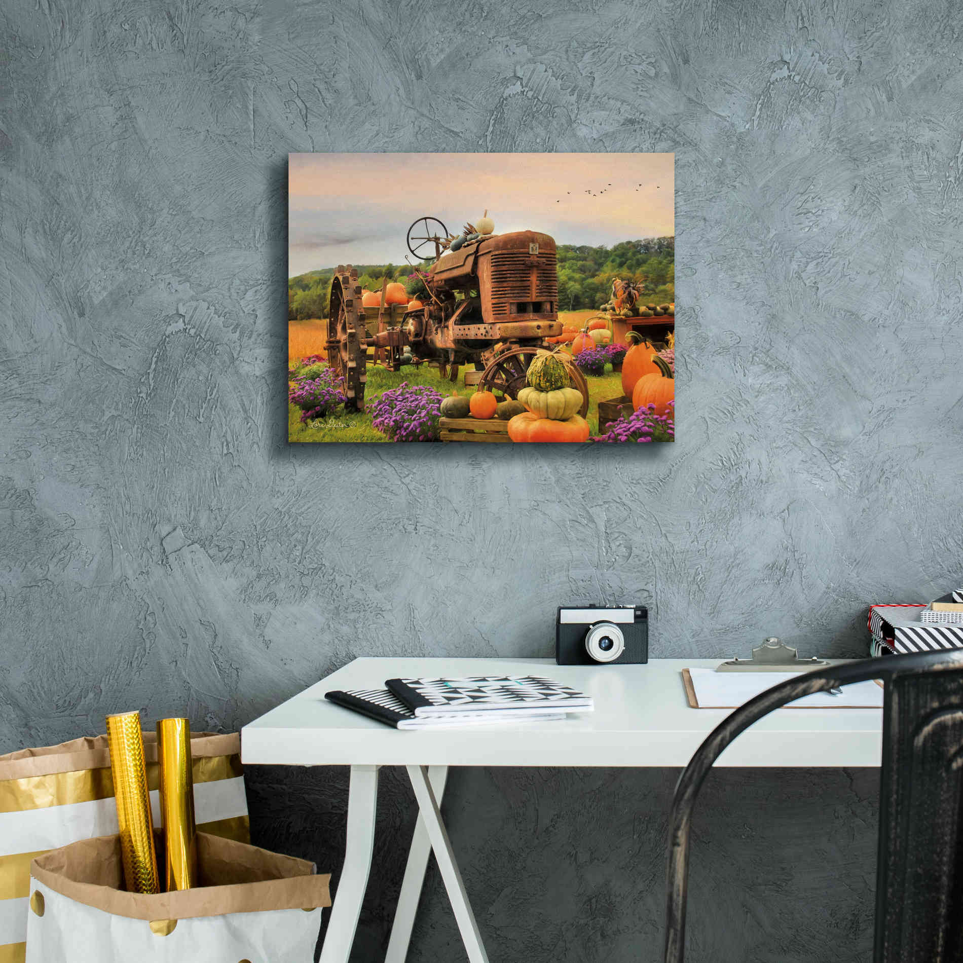 'The Harvester' by Lori Deiter Canvas Wall Art,16 x 12