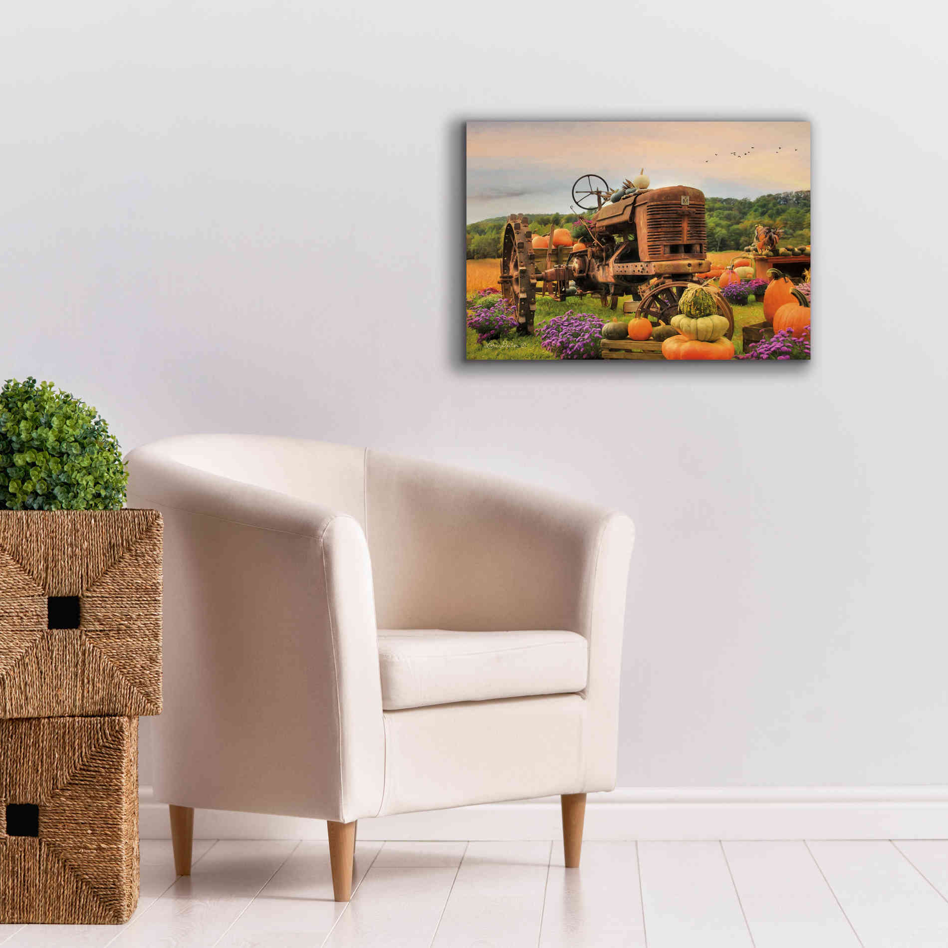 'The Harvester' by Lori Deiter Canvas Wall Art,26 x 18