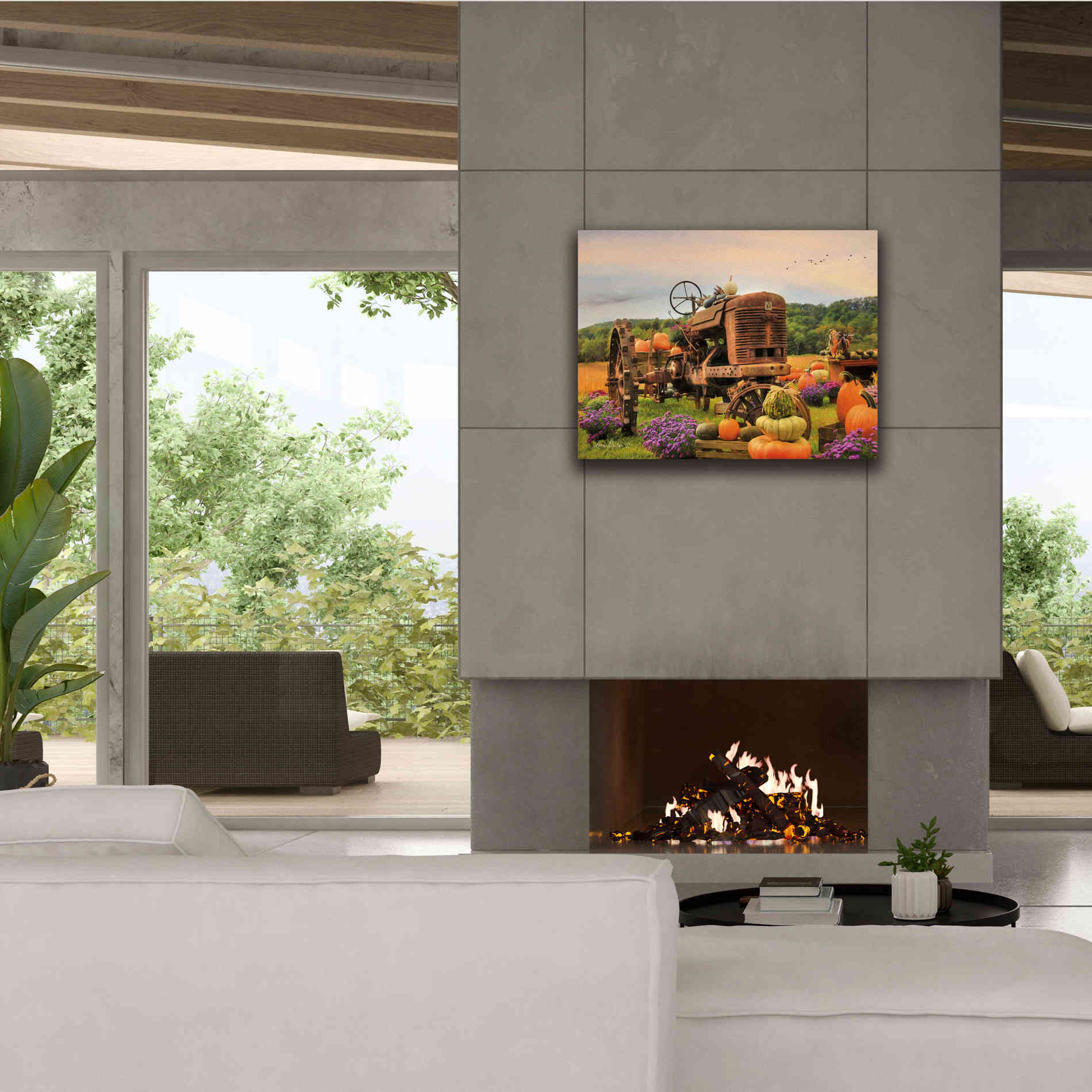 'The Harvester' by Lori Deiter Canvas Wall Art,34 x 26