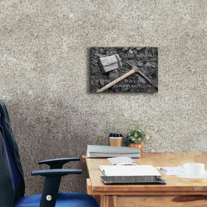 'Coal Mining - Family Tradition' by Lori Deiter Canvas Wall Art,18 x 12