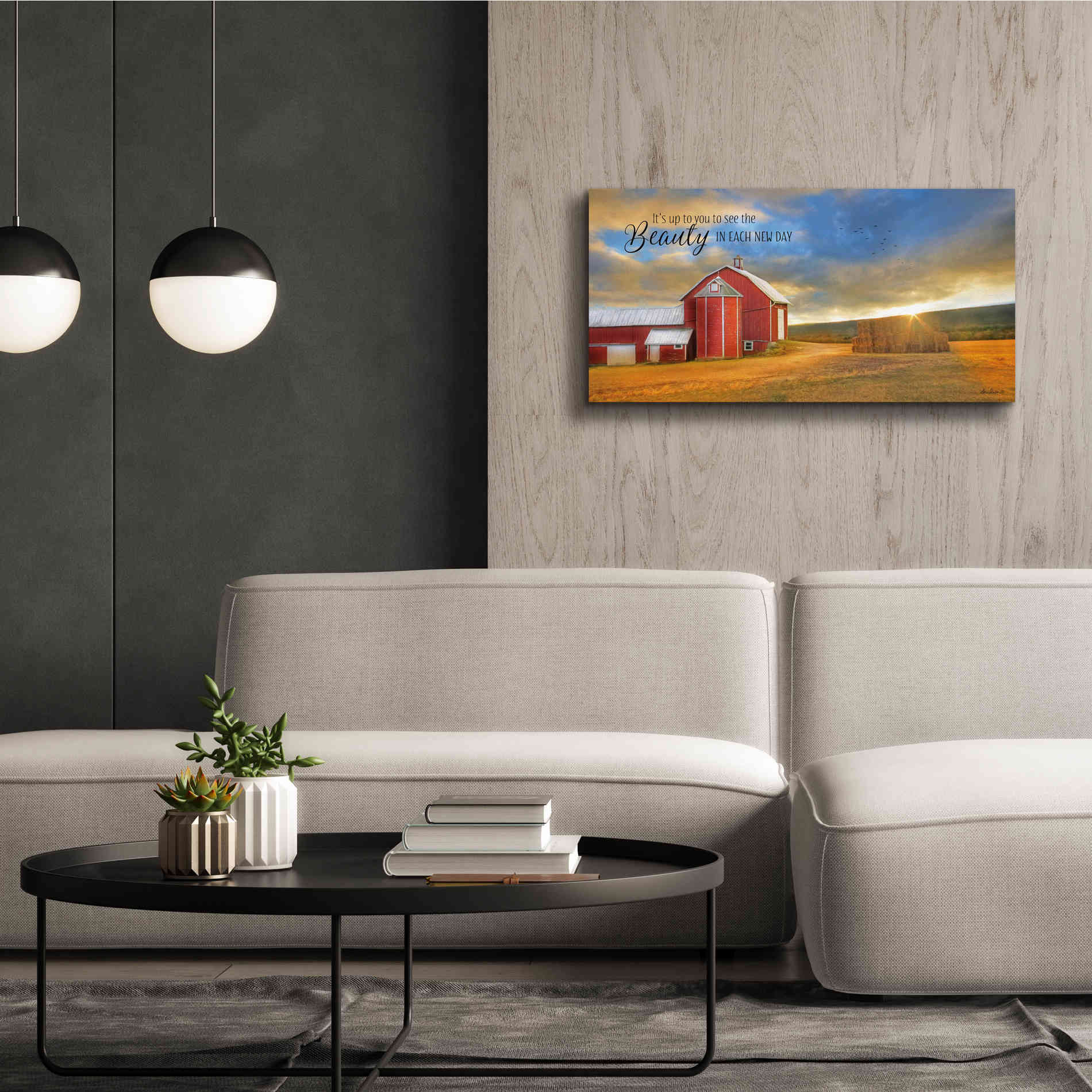 'The Beauty in Each New Day' by Lori Deiter Canvas Wall Art,40 x 20