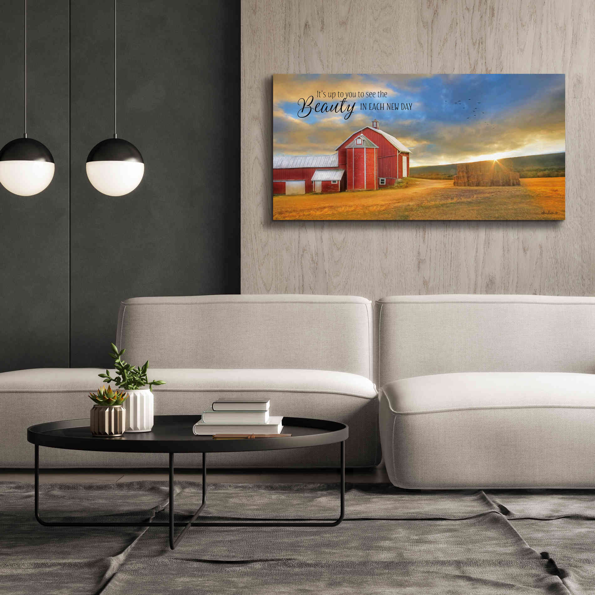 'The Beauty in Each New Day' by Lori Deiter Canvas Wall Art,60 x 30