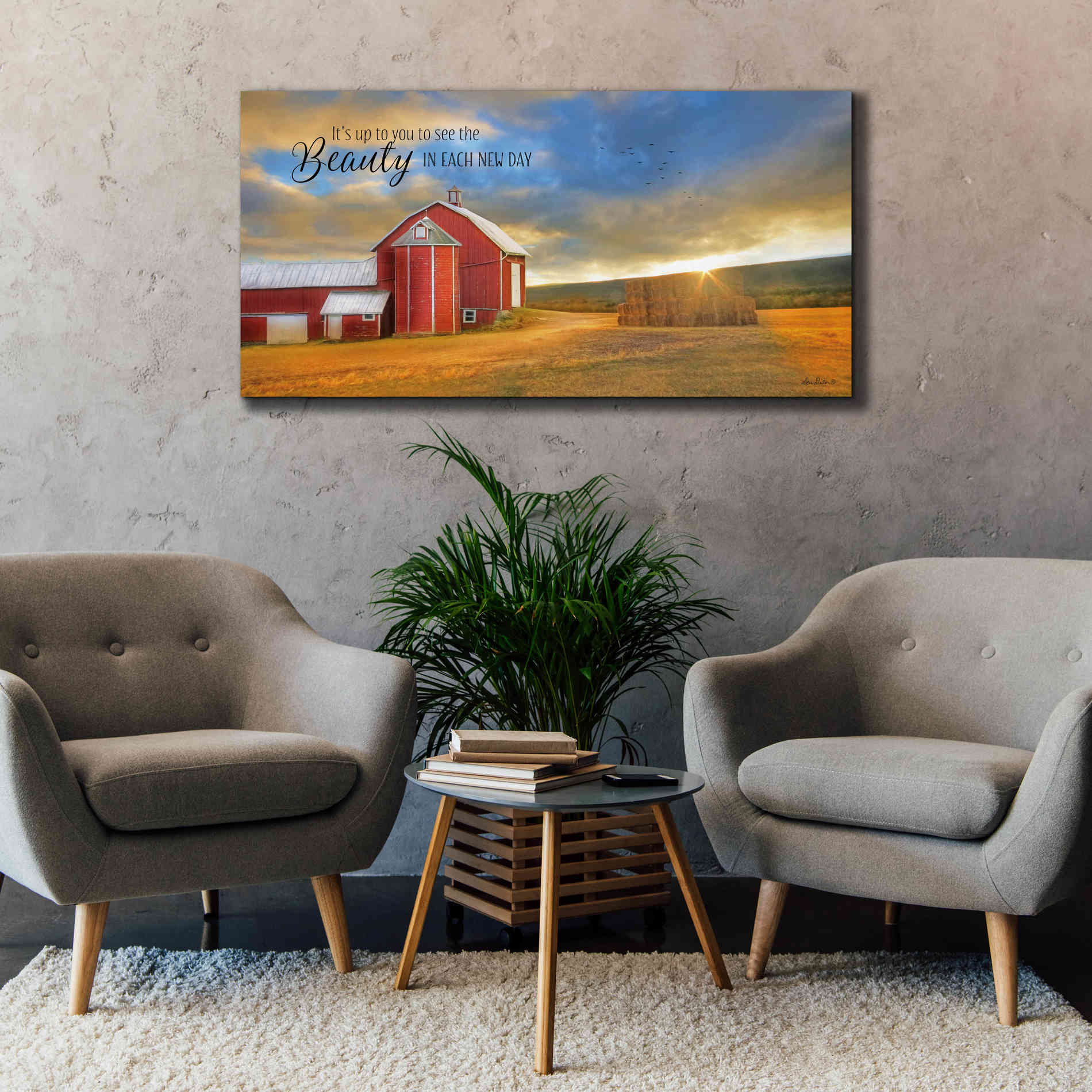 'The Beauty in Each New Day' by Lori Deiter Canvas Wall Art,60 x 30