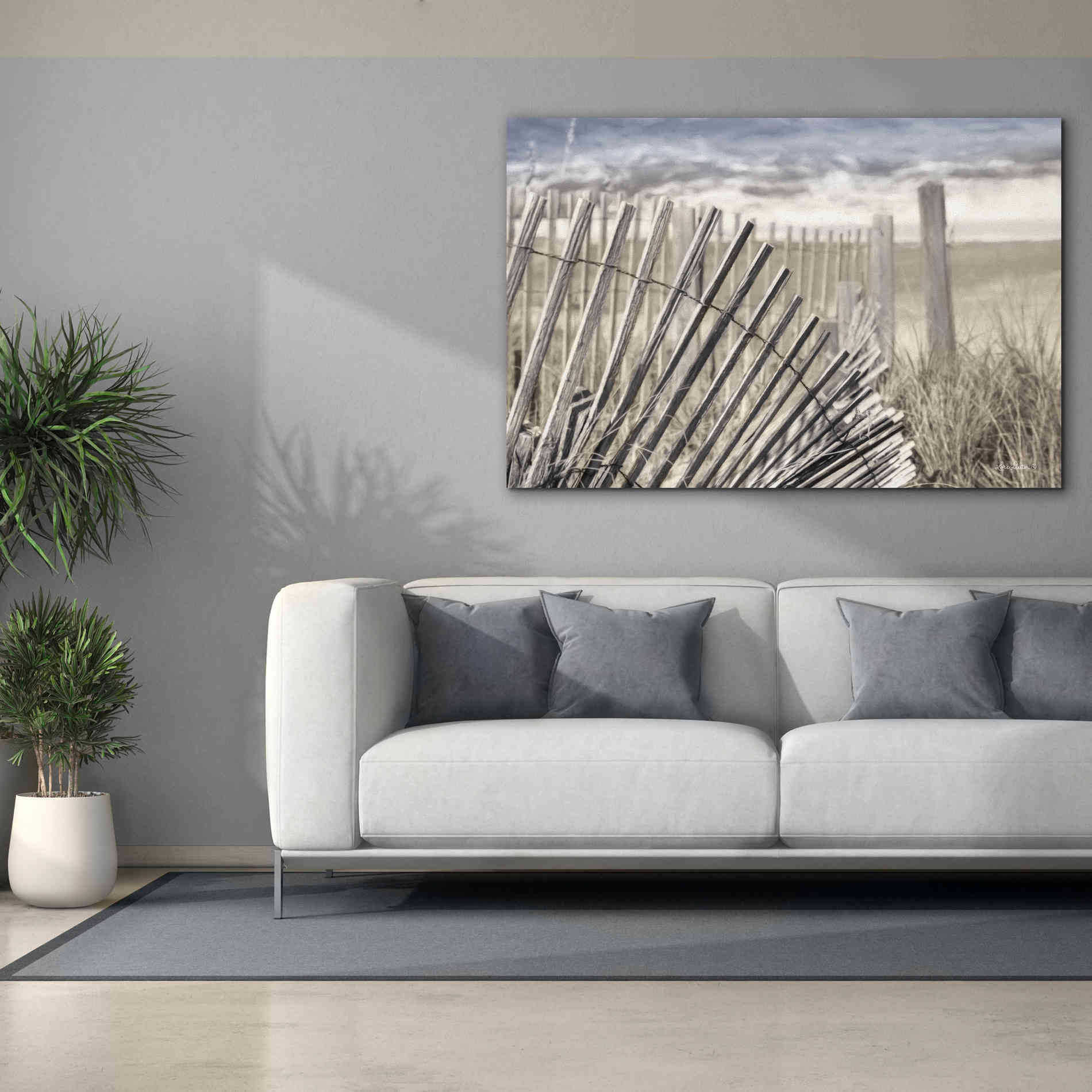 'On the Coastline' by Lori Deiter Canvas Wall Art,60 x 40