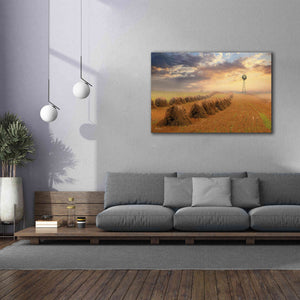 'Amish Country Sunrise' by Lori Deiter Canvas Wall Art,60 x 40