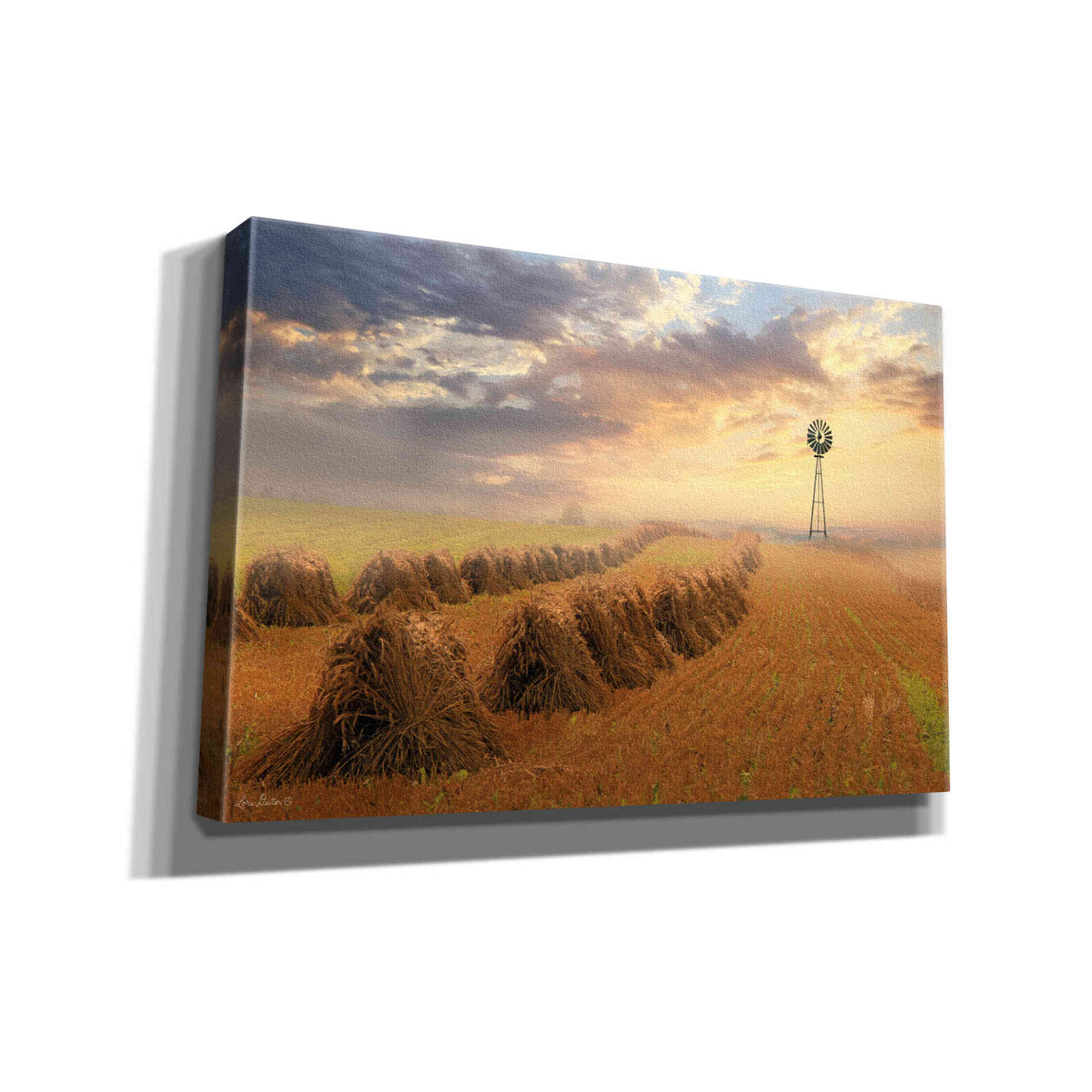 'Amish Country Sunrise' by Lori Deiter Canvas Wall Art
