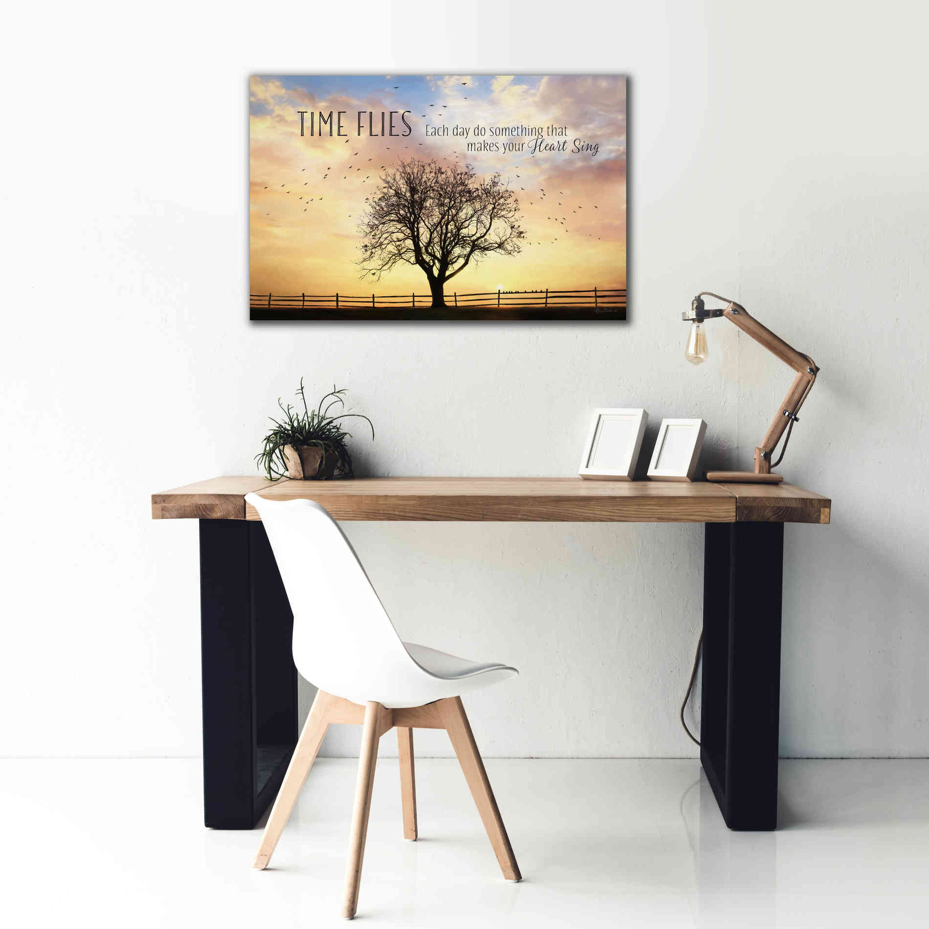 'Time Flies' by Lori Deiter Canvas Wall Art,40 x 26