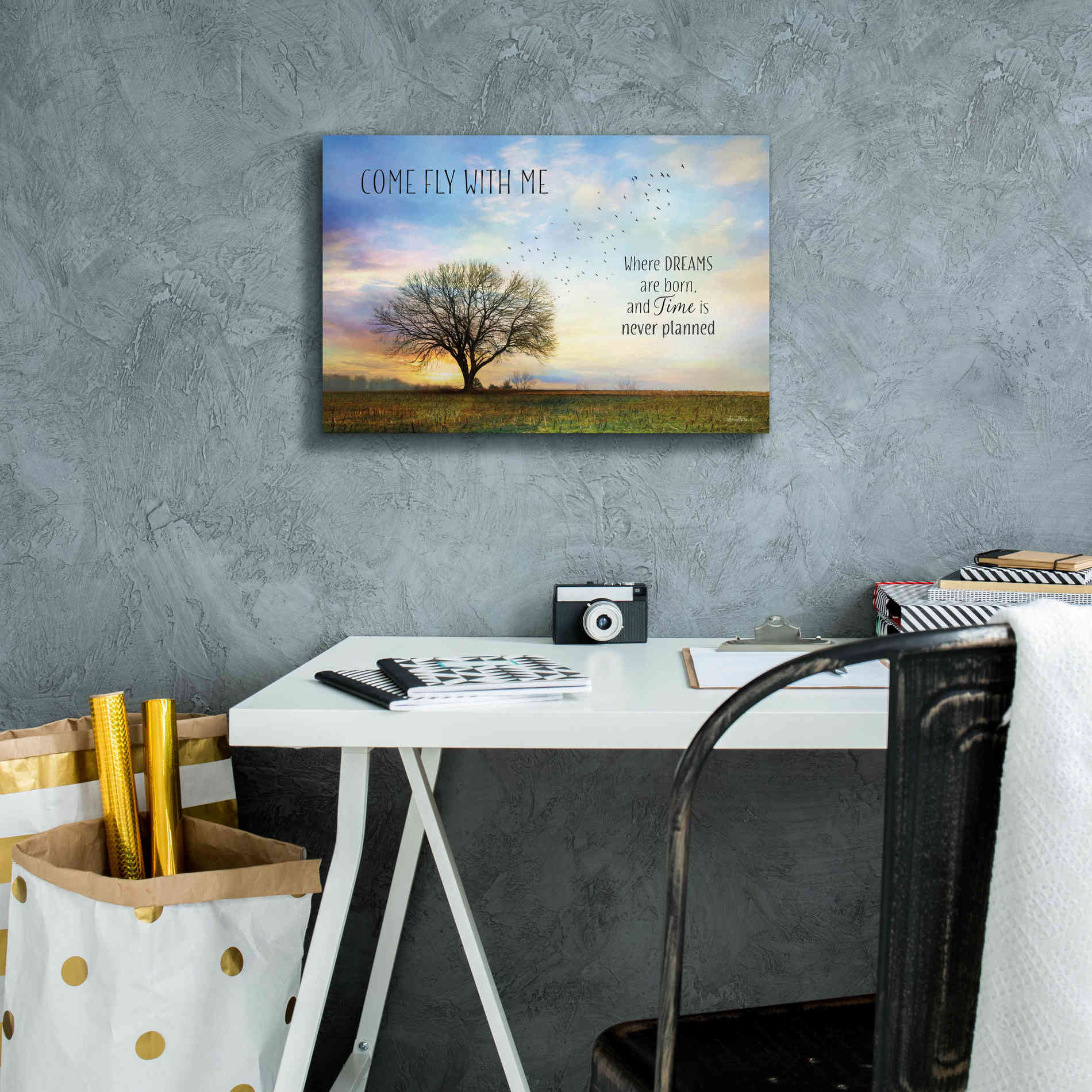 'Come Fly with Me' by Lori Deiter Canvas Wall Art,18 x 12