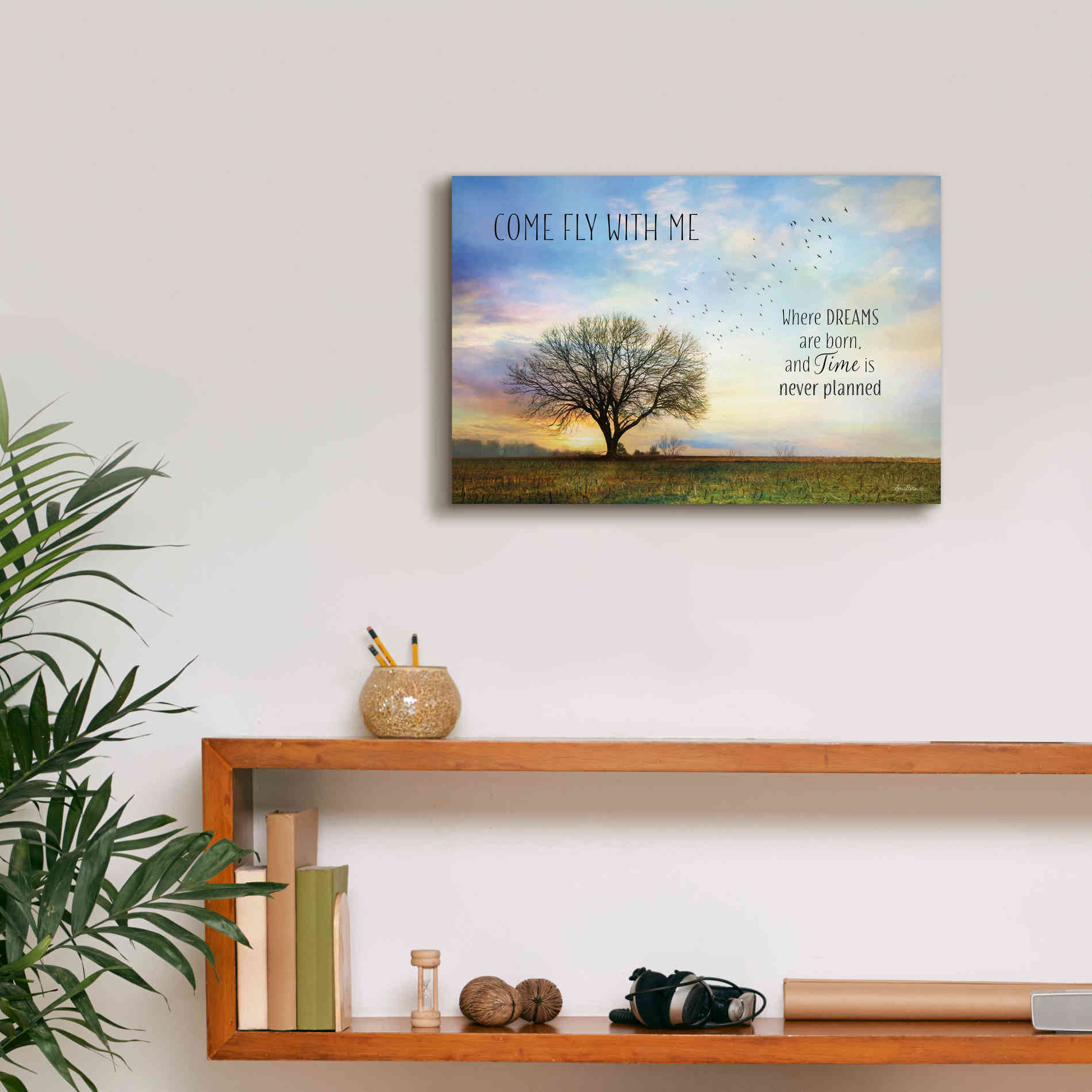 'Come Fly with Me' by Lori Deiter Canvas Wall Art,18 x 12