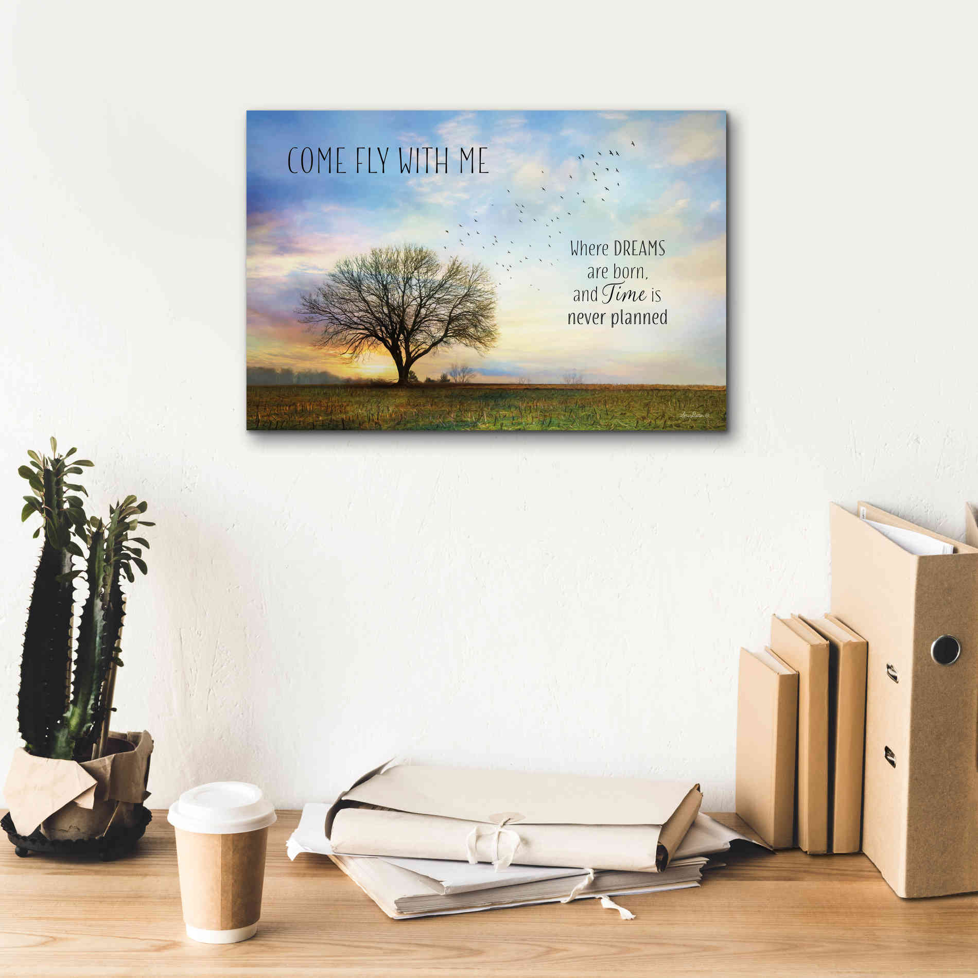 'Come Fly with Me' by Lori Deiter Canvas Wall Art,18 x 12