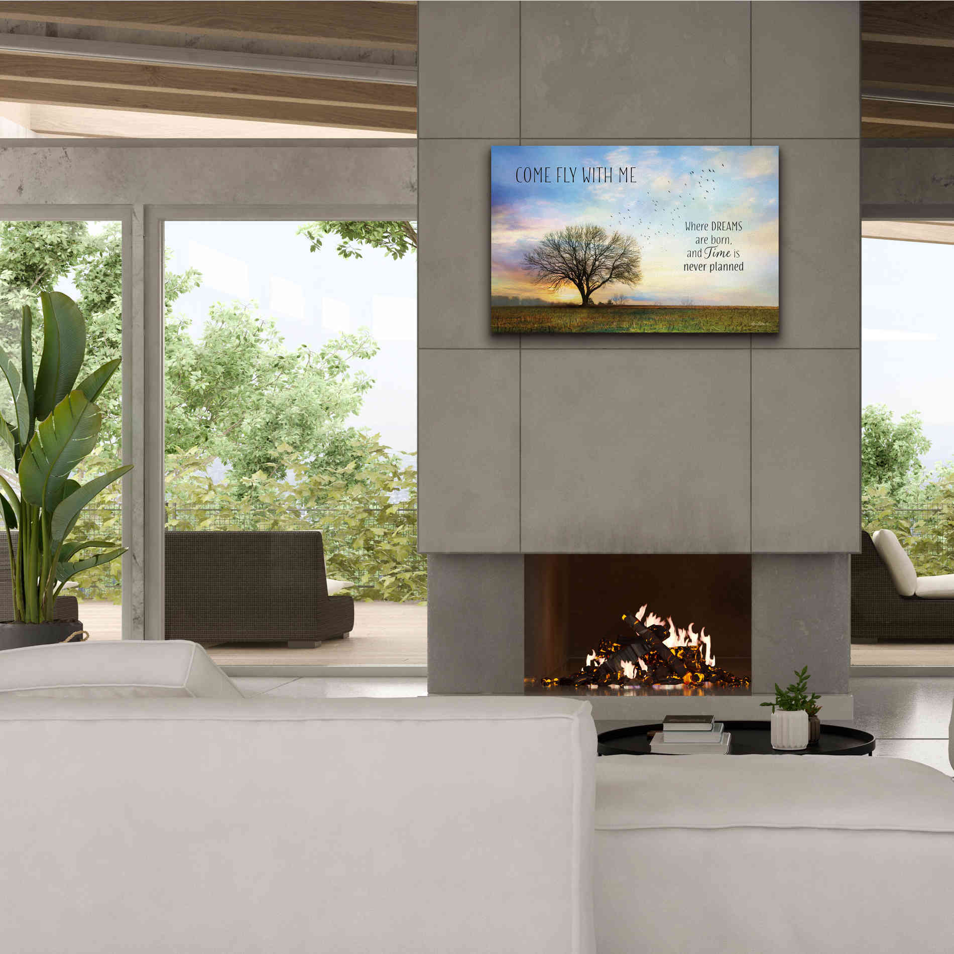 'Come Fly with Me' by Lori Deiter Canvas Wall Art,40 x 26