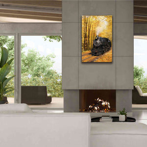 'Fall Locomotive' by Lori Deiter Canvas Wall Art,26 x 40