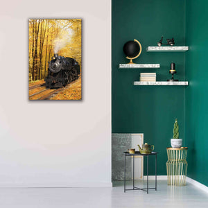 'Fall Locomotive' by Lori Deiter Canvas Wall Art,26 x 40