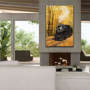'Fall Locomotive' by Lori Deiter Canvas Wall Art,40 x 60
