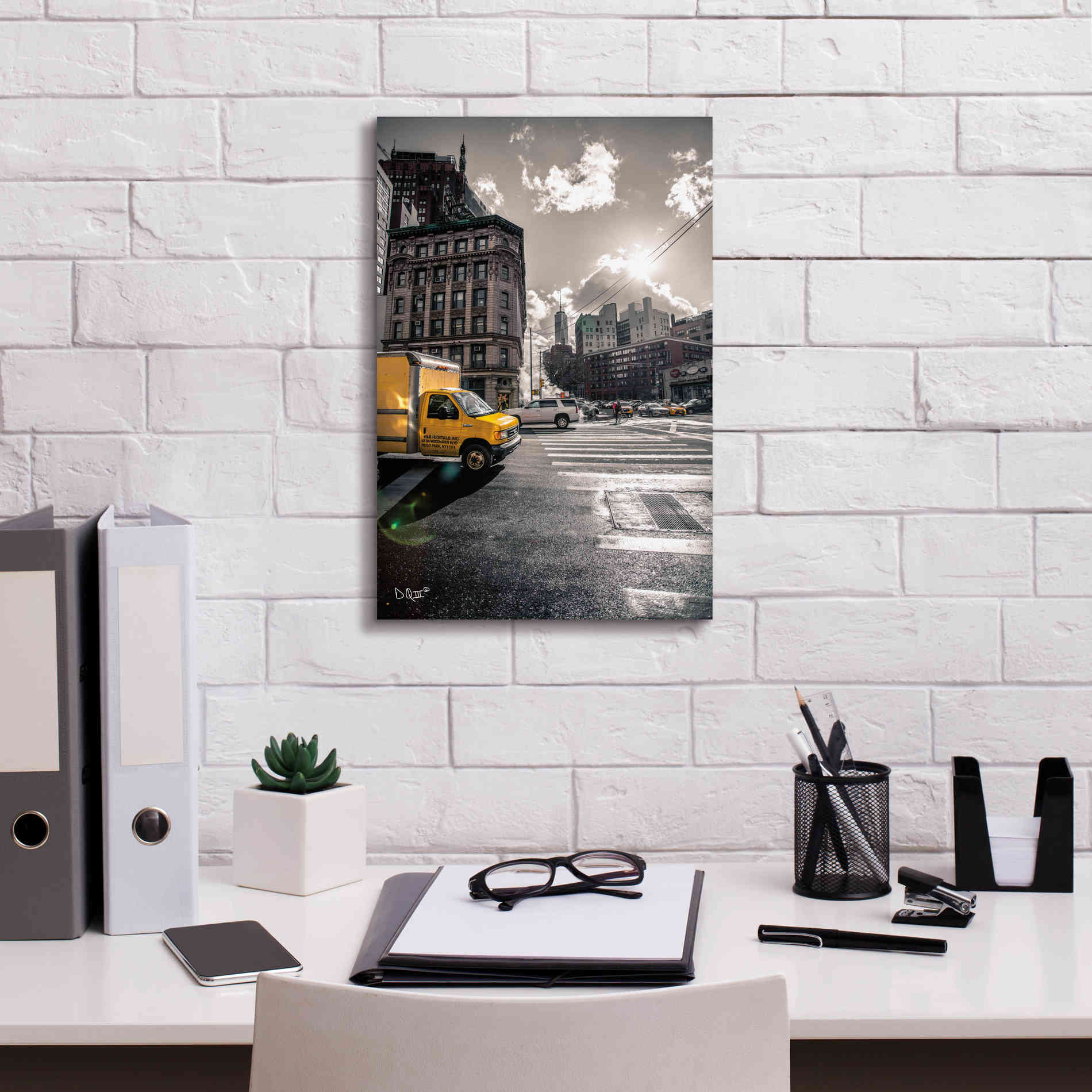 'Crosswalks of Manhattan I' by Donnie Quillen Canvas Wall Art,12 x 18